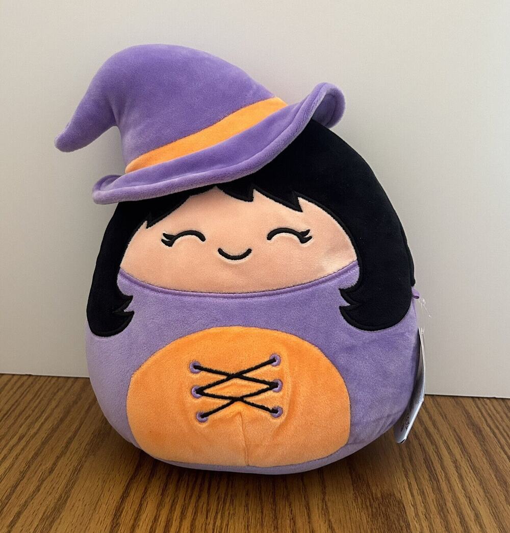 Squishmallows Winnie The Witch 10 Inch Halloween Kellytoy Soft Plush Doll Toy
